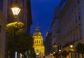 View of St. Stephen's Basilica in Budapest Royalty Free Stock Photo